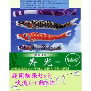 ベランダ用鯉のぼり☆1．5m東洋紡ナイロン鯉幟五色吹流しセット万能