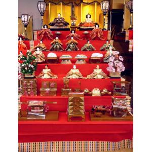 35号 間口105cm 七段 スチール製 ひな壇 （普及タイプ） 雛人形用 ひな