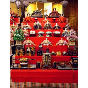 雛人形　7段　豪華　フルセット　⑤スチール雛壇 ひな人形 40号七段 十五人飾り 本格 伝統 フルセット