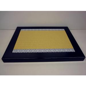 端午の節句☆飾り台単品☆30号 組み立て式黒塗り畳台 嵐山(横幅90