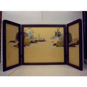 端午の節句☆飾り台単品☆30号 組み立て式黒塗り畳台 嵐山(横幅90