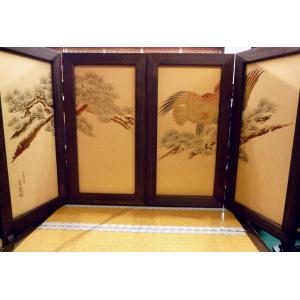 端午の節句☆飾り台単品☆30号 組み立て式黒塗り畳台 嵐山(横幅90
