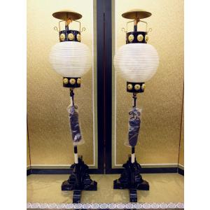 五月人形 家紋入り 提灯 ちょうちん 陣屋提灯 5.5号 高さ77cm 送料無料