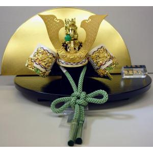 久月】五月人形 京甲冑 平安武久 作 本金箔押 正絹緋縅8号兜平飾り