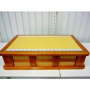 ひなまつり☆飾り台単品☆35号3段 組み立て式 焼桐 畳付飾台(横幅