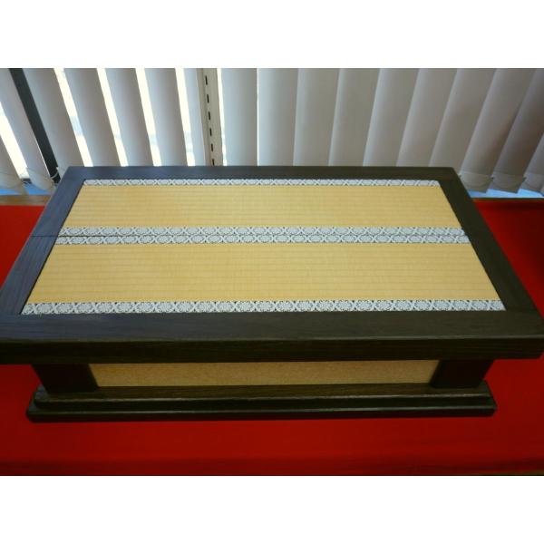 ひなまつり☆飾り台単品☆８０ｃｍ 組み立て式焼桐コンパクト畳台 (横幅８０ｘ奥行４５ｘ高さ１９cm)...
