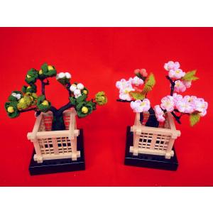 雛まつり☆御花単品☆桜橘醍醐自然木45号(高さ30cm)☆京都御所に