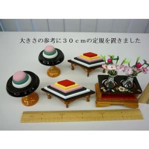 雛人形用 】 木製黒塗飾台50cm×28cm 雛人形 飾り台 単品 雛道具 雛飾り