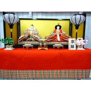 ひな人形☆七段十五人飾り A2−35x7C☆横幅105*奥行135