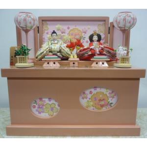 ひな人形☆限定特価＆送料無料☆親王飾り☆横幅55x奥行32x高さ