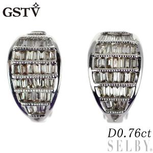 グラフ K18WG ペアシェイプ ダイヤモンド ペンダントネックレス 0.70ct  