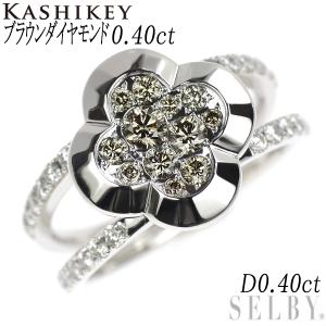 Pt999 ダイヤモンド リング 0.30ct フラワー 形状記憶 出品4週目 SELBY  