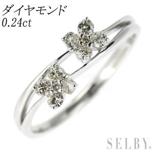 K18PG 強蛍光 シルキーピンクスピネル ダイヤモンド リング 0.74ct D0 
