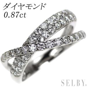 Pt900 ダイヤモンド リング 0.87ct 新入荷 出品1週目 SELBY : SELBY  