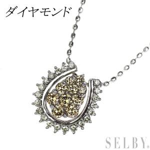 K18WG ダイヤモンド ペンダントネックレス 3way 出品5週目 SELBY  