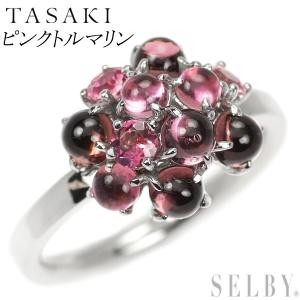田崎真珠 K18WG ピンクトルマリン リング 出品5週目 SELBY : SELBY  