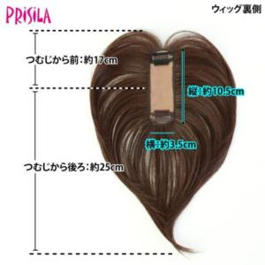 プリシラ 耐熱白髪かくしウィッグ 分け目タイプ...の詳細画像4