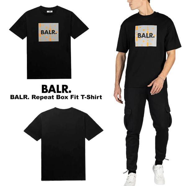 BALR. ボーラー リピートボックスフィットTシャツ 「BALR. Repeat Box Fit ...