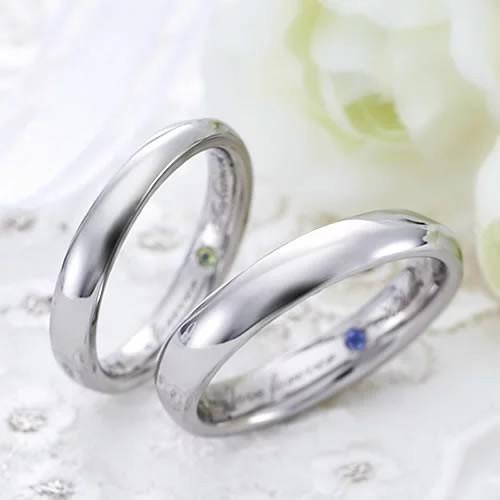ペアリング ステンレス カップル 2個セット 刻印 結婚指輪 ペア 40代 50代 ステンレスリング...