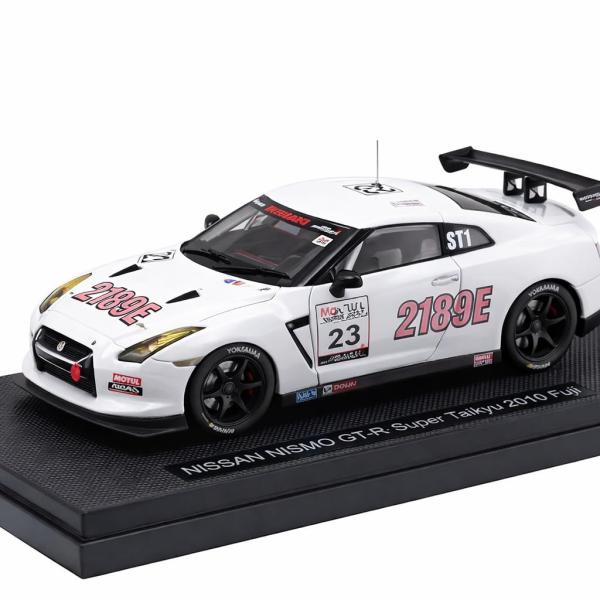 エブロ 1/43 ニッサン ニスモ GT-R スーパー耐久2010 Fuji ホワイト 完成品