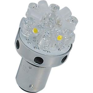 M&Hマツシマ LED Lビーム レッド&ホワイトモデル ストップ/テール用ナンバー照明付 12V 赤/白 低ピン左側 L8185RW ライト バルブ｜select-apollon