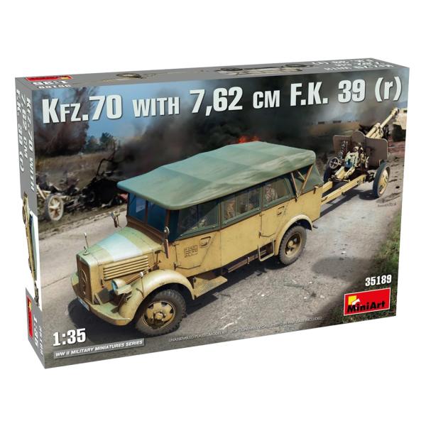 ミニアート 1/35 ドイツ Kfz.70&amp;7.62cmF.K.39 (r) プラモデル MA351...