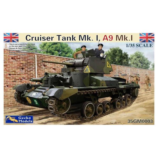 ゲッコーモデル 1/35 イギリス陸軍 巡航戦車 A9 Mk.1 プラモデル GEC35GM0003