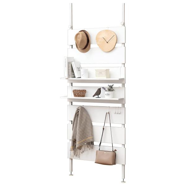 萩原(Hagihara) 突っ張り ラック つっぱり 棚 壁面収納 ウォールラック 【DIY・穴あけ...