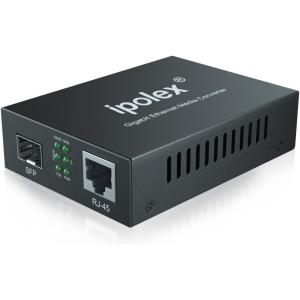 ipolex 1.25G ギガビット 光メディアコンバーター，オープンSFPスロット，銅線からファイ...