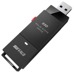 バッファロー ( BUFFALO ) USB3.2(Gen1) ポータブルSSD 500GB スティック型 SSD-PUT500U3-BKC｜select-apollon