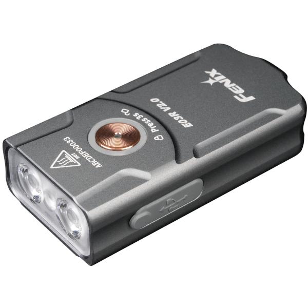 Fenix E03R V2.0 キーチェーンライト 最大500ルーメン USB-C充電式 アルミニウ...