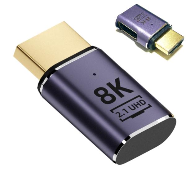 fine-R HDMI 2.1 変換アダプタ ストレート 延長 中継 8K 60Hz 4K 120H...