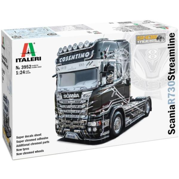 プラッツ イタレリ 1/24 スカニア R730 ストリームラインショートトラック プラモデル IT...