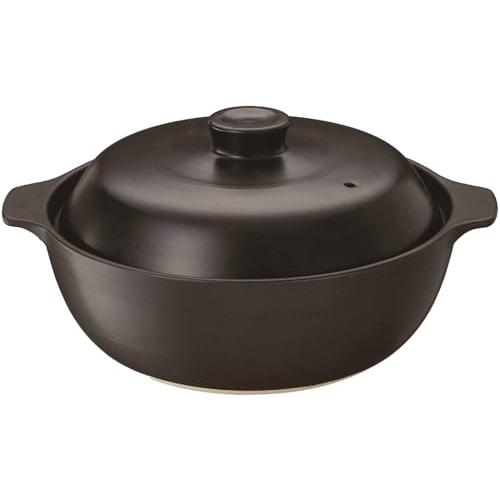 イシガキ IH &amp; 直火 対応 吹きこぼれにくい 土鍋 モダン 9号(4〜5人用) 4377