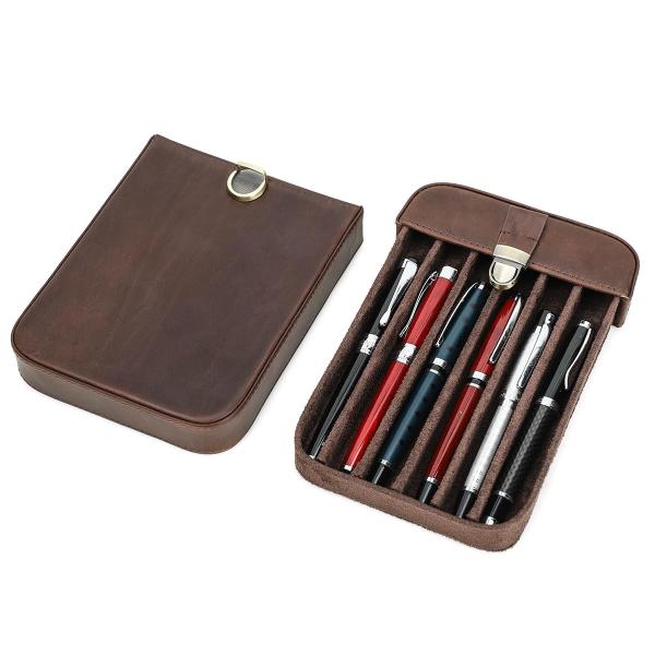 Contact's family 6本用 万年筆ケースホルダー大容量 筆箱 引き出しのデザイン