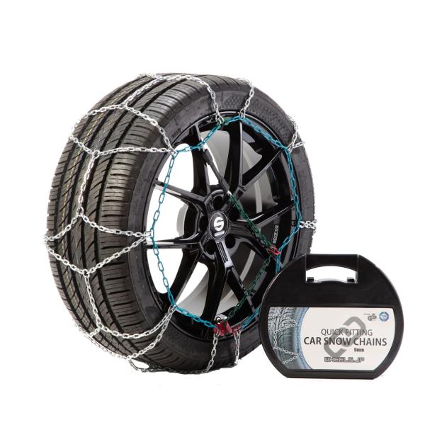 wheels(ホイールズ） タイヤチェーン スノーチェーン 汎用 金属 車 滑り止め チェーン 9m...