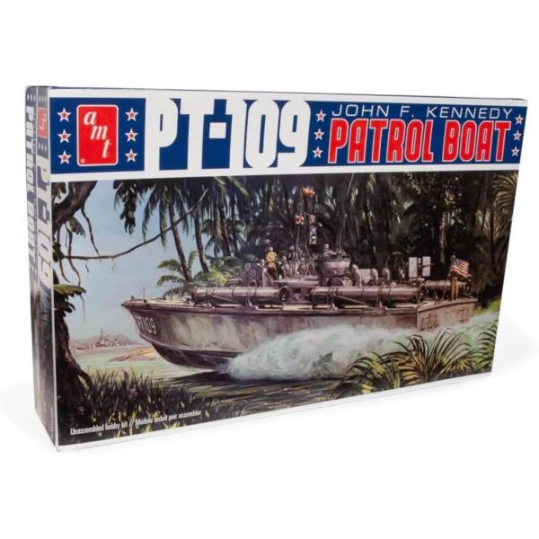 プラッツ AMT 1/64 WW2 アメリカ 魚雷艇 PTボート PT-109 ジョン・F・ケネディ...