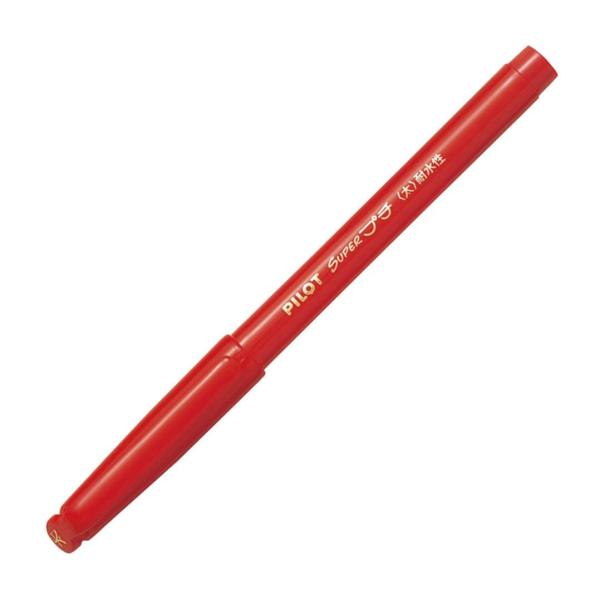パイロット サインペン スーパープチ 太字 レッド 10本 SEG-100B-10R