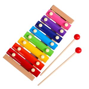 8音 カラフル グロッケンシュピール 子供用木...の詳細画像3