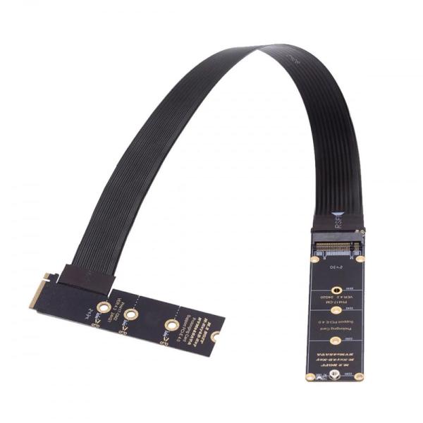 CY アダプタ NGFF M-Key NVME オス - メス延長 PCI Express ケーブル...