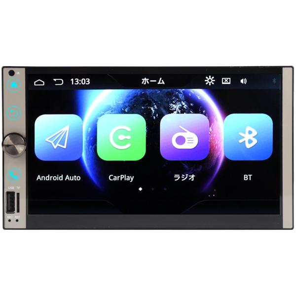 MAXWIN 2DIN ディスプレイオーディオ 地デジ Android Auto CarPlay ア...