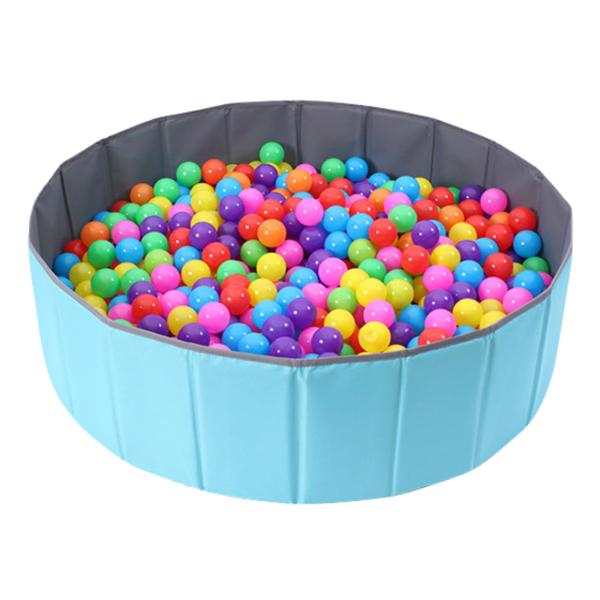 cocoriko 折りたたみ ボールプール 80cm〜150cm 室内 ボールなし 水入れ不可 (ブ...