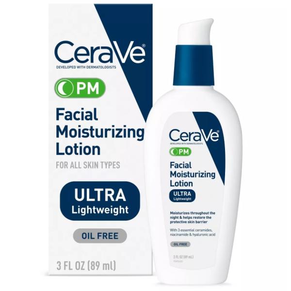 CeraVe セラヴィ PM 夜用 モイスチャリングローション 無香料 89ml