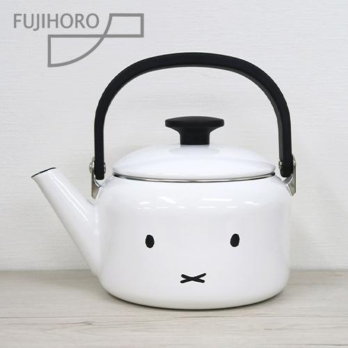 ケトル ih 2.0L ミッフィー フェイス miffy おかお ホーロー IH 直火 やかん ポッ...