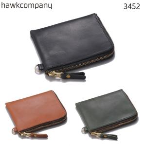 Hawk Company FAUCON ホークカンパニー フォコン L字ファスナー 財布 ミニウォレット 本革 小型財布 メンズ レディース 3452｜select-en