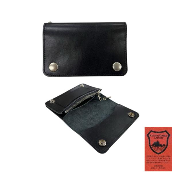 栃木レザー トラッカーウォレット ミドル 中財布 日本製 本革 牛革 メンズ レディース  タチヤ ...