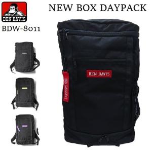 BEN DAVIS リュック ベンデイビス 大容量 黒 レディース メンズ シンプル 通学 バッグ デイパック バックパック 旅行 BOX型 BDW-8011