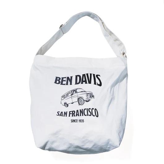 BEN DAVIS ベンデイビス ラージ ショルダーバッグ キャンバス 縦型 綿 メンズ レディース...