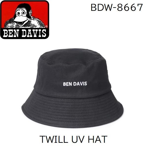 BEN DAVIS ベンデイビス コットンハット ツイル バケットハット 綿 帽子 UVカット メン...