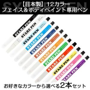 ナニワシャレペン (フェイス＆ボディペイントペン)×２本